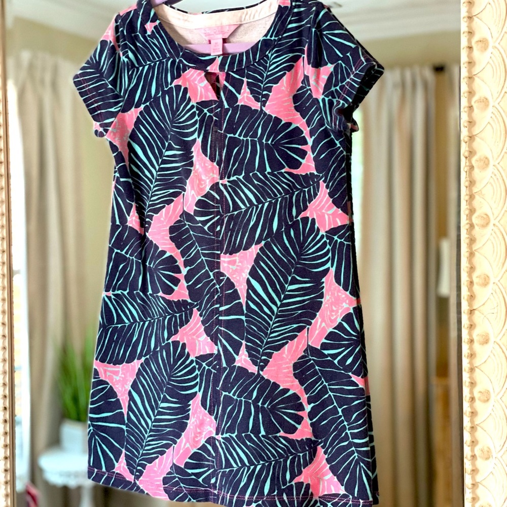 Lilly Pulitzer under the palms dress M (6-7)